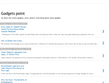 Tablet Screenshot of gadgetspoint.blogspot.com