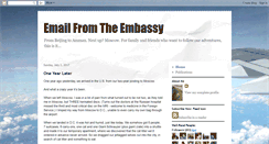 Desktop Screenshot of emailfromtheembassy.blogspot.com