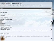 Tablet Screenshot of emailfromtheembassy.blogspot.com
