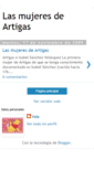 Mobile Screenshot of lasmujeresdeartigas.blogspot.com