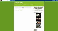 Desktop Screenshot of colombialibrecartagena.blogspot.com
