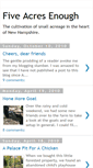 Mobile Screenshot of fiveacresenough.blogspot.com