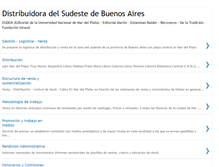 Tablet Screenshot of distribuidoradelsudeste.blogspot.com