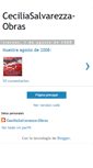 Mobile Screenshot of ceciliasalvarezza-obras.blogspot.com