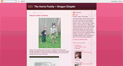Desktop Screenshot of chadandkristaharris.blogspot.com