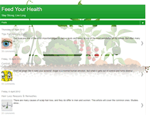 Tablet Screenshot of feedhealth.blogspot.com