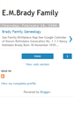 Mobile Screenshot of embradyfamily.blogspot.com