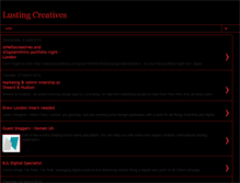 Tablet Screenshot of lustingcreatives.blogspot.com