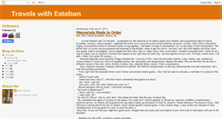 Desktop Screenshot of estebantraveler.blogspot.com