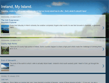 Tablet Screenshot of irelandmyisland.blogspot.com