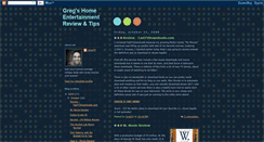 Desktop Screenshot of gregtvhomeentertainment.blogspot.com