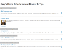 Tablet Screenshot of gregtvhomeentertainment.blogspot.com