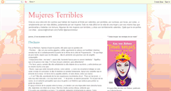 Desktop Screenshot of mujeresterribles.blogspot.com