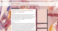 Desktop Screenshot of dearcharliegirl.blogspot.com