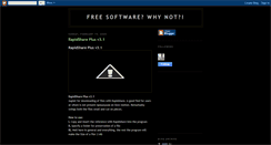 Desktop Screenshot of freewarespots.blogspot.com