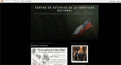 Desktop Screenshot of centrodeestudiosdelaidentidadnacional.blogspot.com