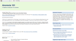 Desktop Screenshot of anorexia101.blogspot.com
