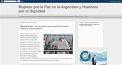 Desktop Screenshot of mujeresporlapazenlaargentina.blogspot.com