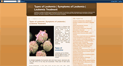 Desktop Screenshot of leukemiacan.blogspot.com