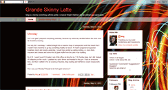 Desktop Screenshot of grandeskinnylatte.blogspot.com