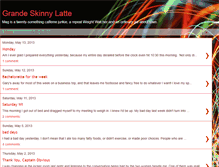 Tablet Screenshot of grandeskinnylatte.blogspot.com