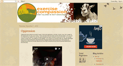 Desktop Screenshot of exercisecompassion.blogspot.com