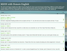 Tablet Screenshot of kkhs10thhonorsenglish.blogspot.com