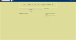 Desktop Screenshot of glasserandglasserwatch.blogspot.com