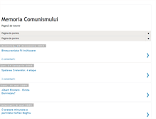 Tablet Screenshot of memoriacomunismului.blogspot.com