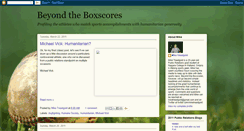 Desktop Screenshot of beyondtheboxscores.blogspot.com