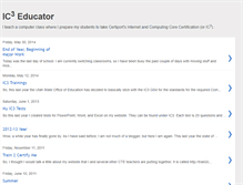 Tablet Screenshot of ic3educator.blogspot.com