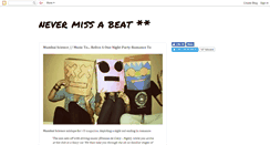 Desktop Screenshot of never-miss-a-beat.blogspot.com