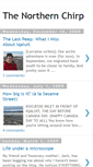 Mobile Screenshot of northernchirp.blogspot.com