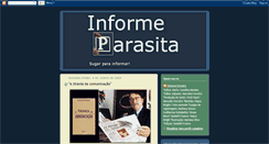 Desktop Screenshot of informeparasita.blogspot.com