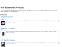 Tablet Screenshot of infoelectronicas.blogspot.com