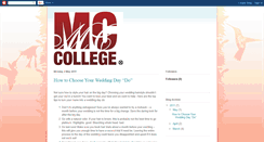 Desktop Screenshot of mccollegegroup.blogspot.com