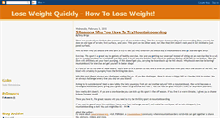 Desktop Screenshot of losing-weight-quickly-and-easily.blogspot.com