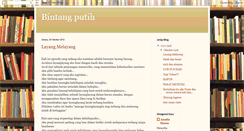 Desktop Screenshot of bintangputih.blogspot.com