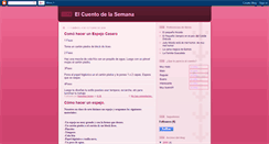 Desktop Screenshot of elcuentodelasemana.blogspot.com