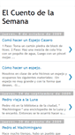 Mobile Screenshot of elcuentodelasemana.blogspot.com
