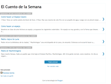 Tablet Screenshot of elcuentodelasemana.blogspot.com