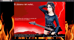 Desktop Screenshot of abismodemetal.blogspot.com