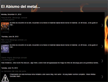 Tablet Screenshot of abismodemetal.blogspot.com