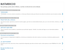 Tablet Screenshot of bustardiccio.blogspot.com