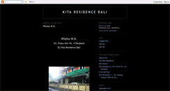 Desktop Screenshot of kitaresidencebali.blogspot.com