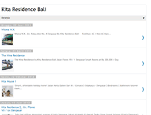Tablet Screenshot of kitaresidencebali.blogspot.com