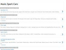 Tablet Screenshot of musicsportcars.blogspot.com