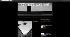 Desktop Screenshot of monblogsansnom.blogspot.com