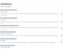 Tablet Screenshot of lilac-and-lace.blogspot.com