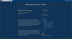 Desktop Screenshot of explorationofmusic.blogspot.com